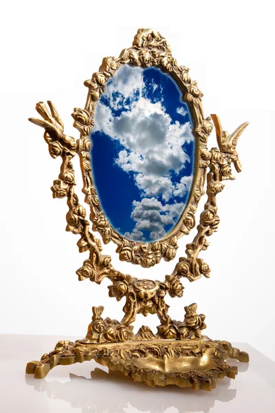 Oude spiegelörme malzeme doku — Stockfoto