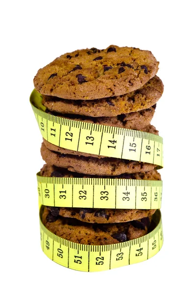 Cookies och kost — Stockfoto