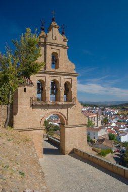 Front of entrance to the castle of Aracena clipart