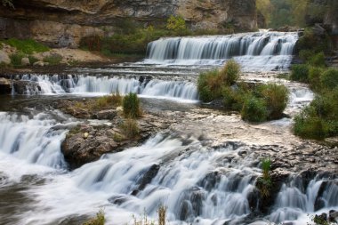 Willow River State Park Waterfall clipart