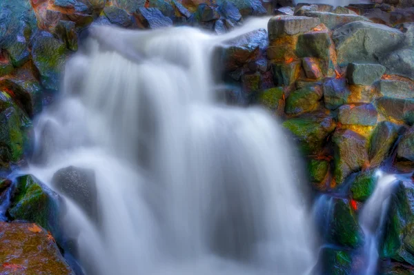 Bella cascata in hdr — Foto Stock