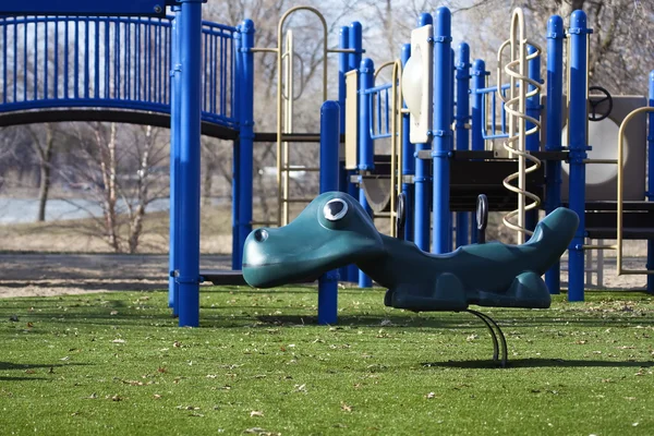 Outside child's playground — Stock Photo, Image
