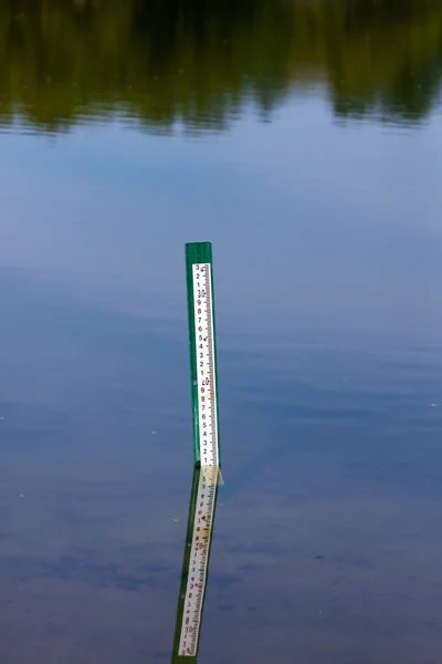 Water level measurement — Stock Photo, Image