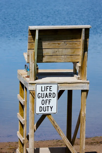 Life Guard off Duty chair — Stock Photo, Image