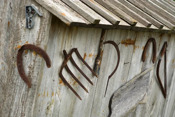 Antieke boerderij tools — Stockfoto
