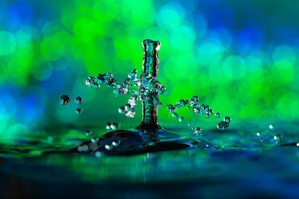 Creazioni goccia d'acqua — Foto Stock