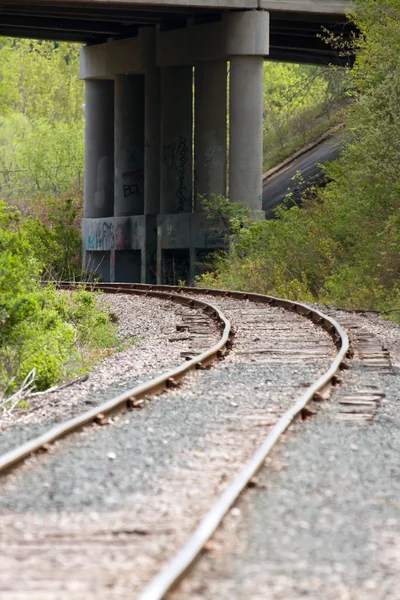 Vasúti pályák — Stock Fotó