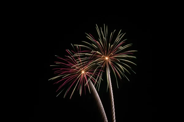 Feuerwerk in der Nacht — Stockfoto