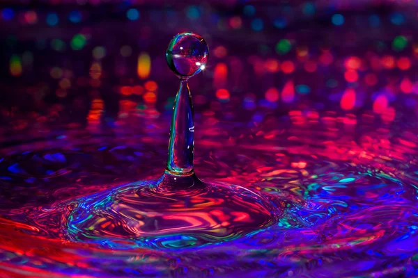 stock image Colorful Macro Photography ofWater Drops.