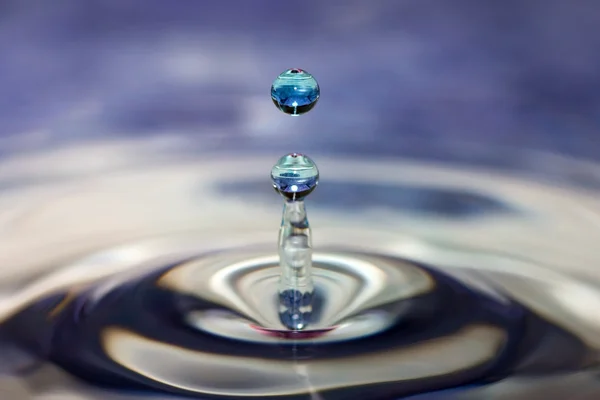 Makro kropli wody — Zdjęcie stockowe