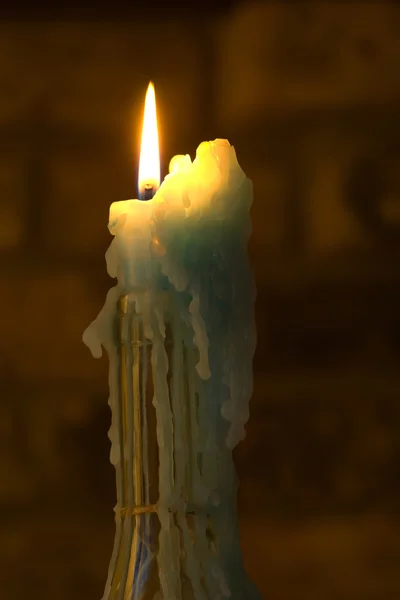 Butelka świeca — Zdjęcie stockowe