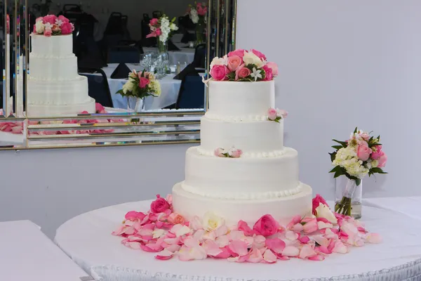 Свадебный торт Стоковое Фото