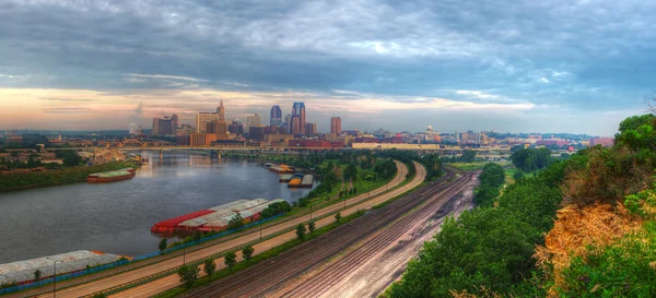 Panorama da paisagem urbana de St. Paul Minnesota — Fotografia de Stock