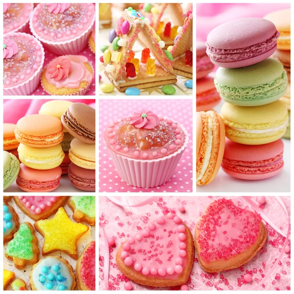 Kleurrijke gebak — Stockfoto