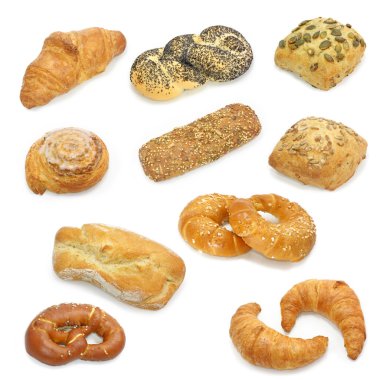 Bread collection clipart