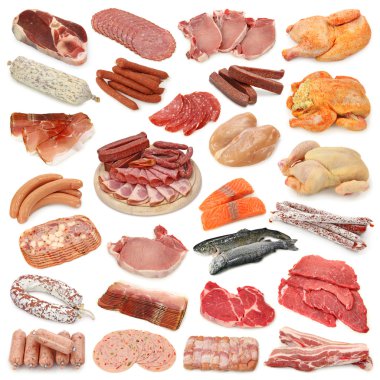 Meat collection clipart