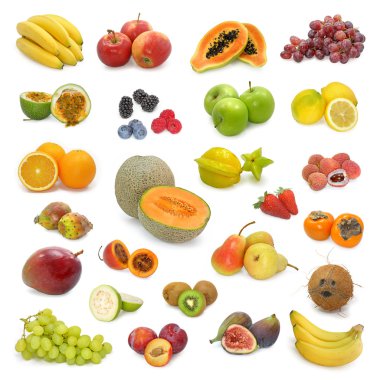 Mixed fruits clipart