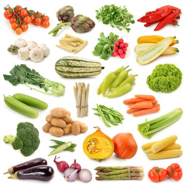 Vegetable collection clipart