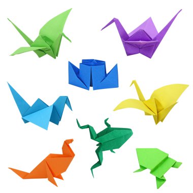 Japanese traditional origami clipart
