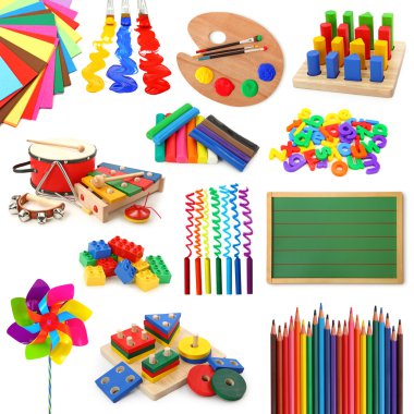 Toys collection clipart