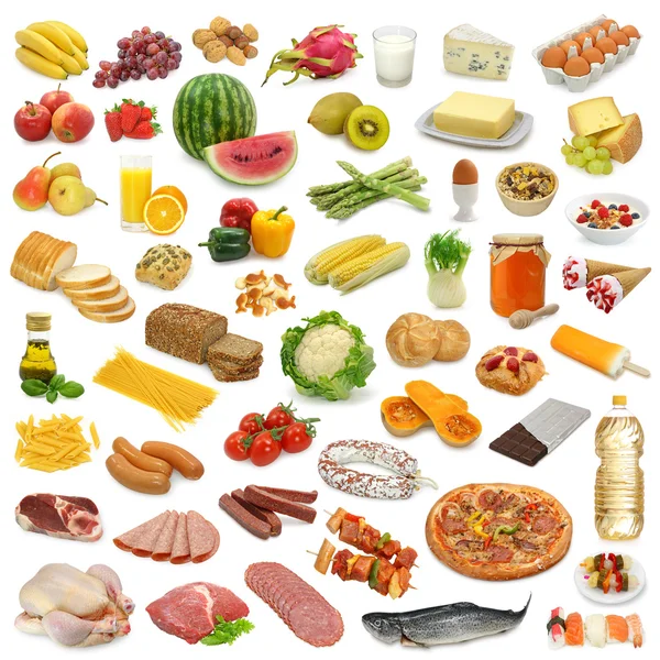 Voedsel collectie — Stockfoto