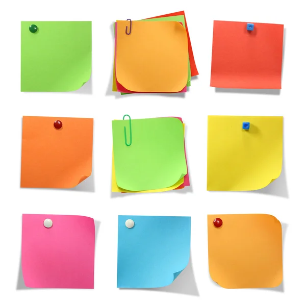 Colored notes — Stock Photo, Image