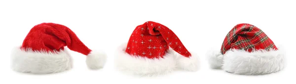 Santa claus klobouky — Stock fotografie