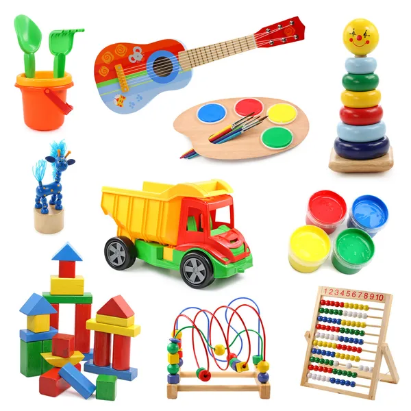 Speelgoed-collectie — Stockfoto