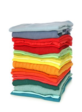 Stack of clothes clipart