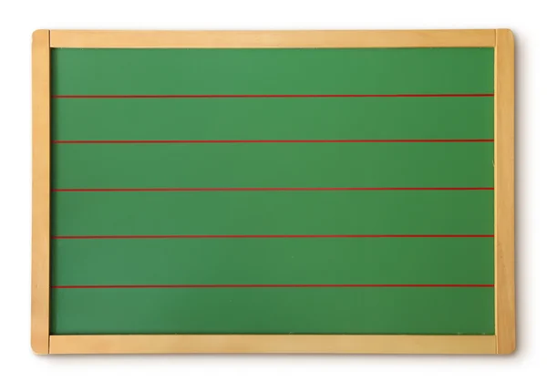 Leere grüne Kreidetafel — Stockfoto