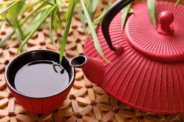 Japanese teapot clipart