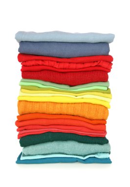 Stack of clothes clipart