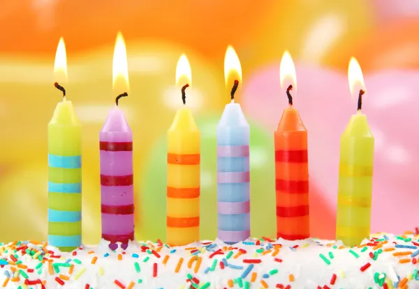 Birthday candles — Stock Photo, Image
