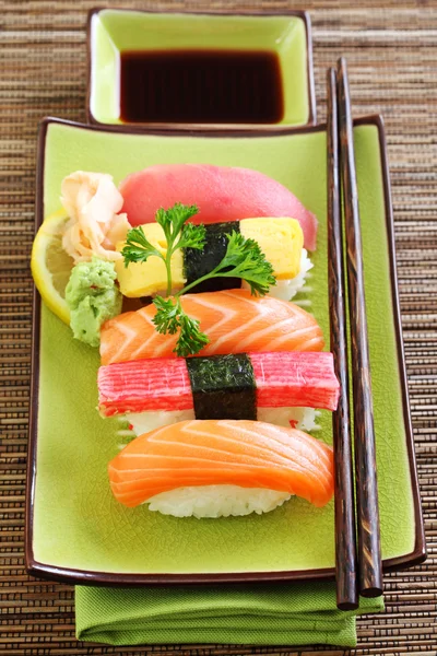 stock image Japan traditional food sushi