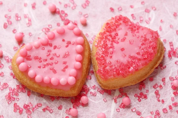 Красочные украшенные печенья — стоковое фото