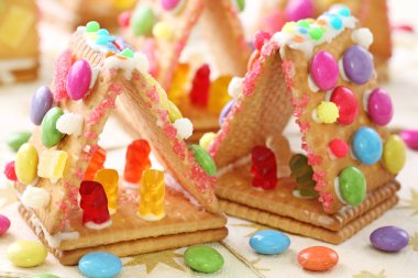 Sweet houses clipart