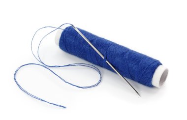 Blue thread clipart