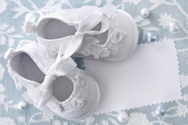 Baby shoes clipart