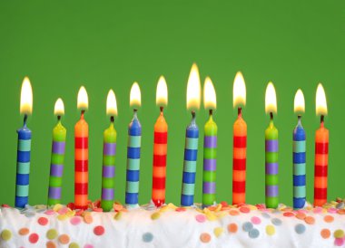 Birthday candles clipart