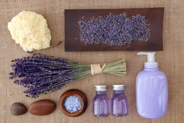 Lavender spa clipart