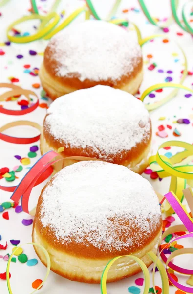 Krapfen or donuts — Stock Photo, Image