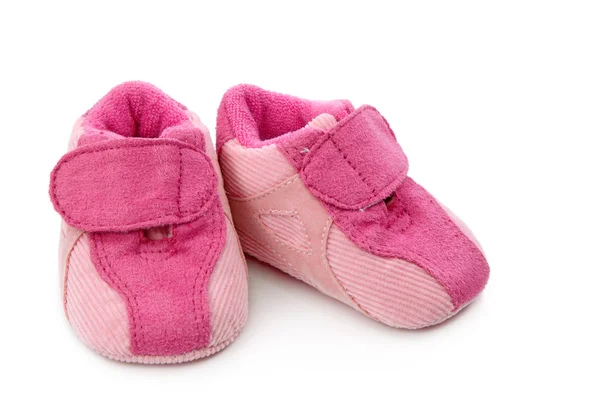 Pink baby shoes — Stock Photo, Image