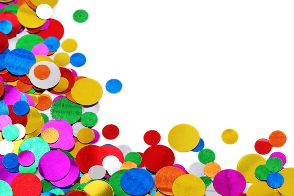 Färgglada konfetti — Stockfoto
