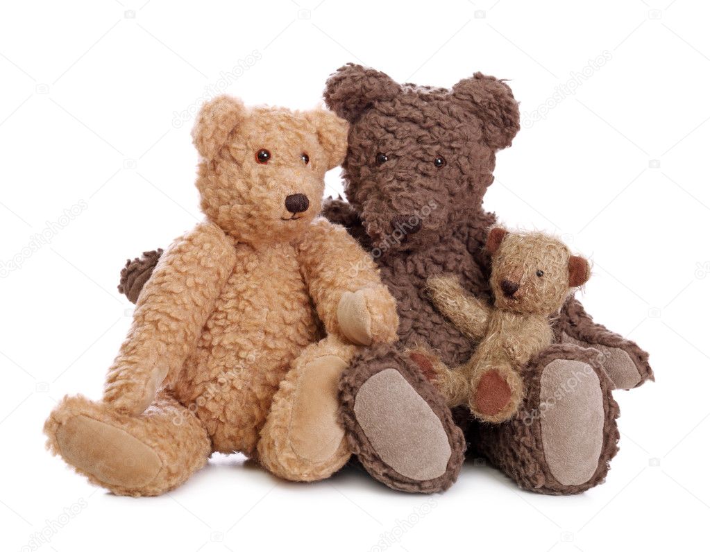 Family of teddy bears — Stock Photo © egal #6034256