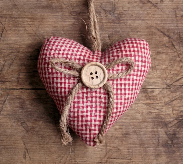 Heart with button — Stock Photo, Image