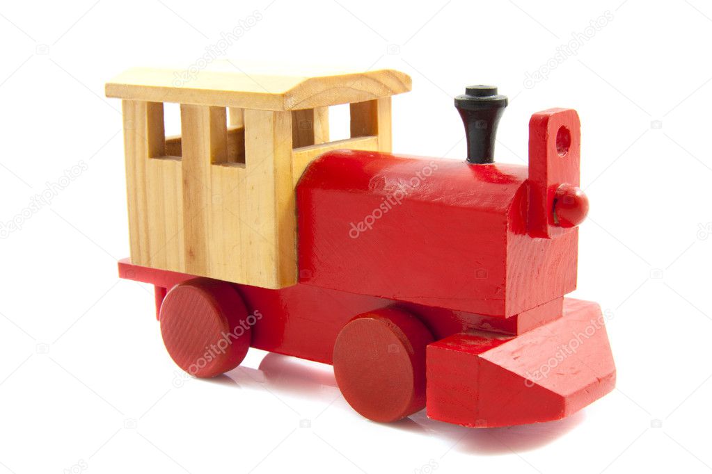 Red toy train
