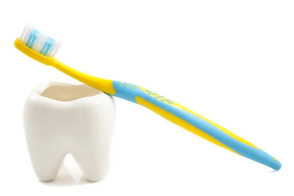 Houd je tanden wit en schoon — Stockfoto