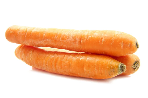 Zanahorias grandes frescas — Foto de Stock