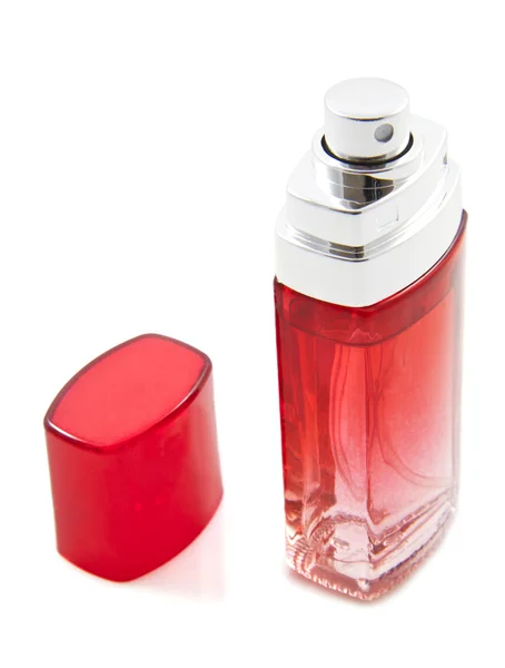 Červený parfém — Stock fotografie