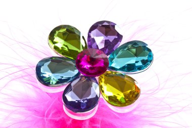 Jewel flower clipart